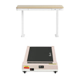 Artiss Electric Treadmill with 120cm Automatic Standing Desk Walking Pad 360mm - Side View