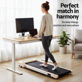 Artiss Electric Treadmill with 120cm Automatic Standing Desk Walking Pad 360mm - Top-Down View