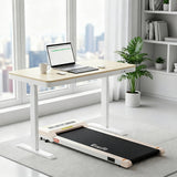 Artiss Electric Treadmill with 120cm Automatic Standing Desk Walking Pad 360mm - Close-Up Angle