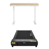 Artiss Electric Treadmill with 120cm Automatic Standing Desk Walking Pad 400mm - Side View