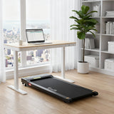 Artiss Electric Treadmill with 120cm Automatic Standing Desk Walking Pad 400mm - Close-Up Angle