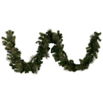 Christabelle 274cm Battery-Operated Christmas Garland Glittery Gold Pine