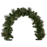 Christabelle 60cm Battery-Operated Tabletop Christmas Archway Glittery Gold