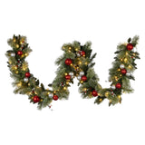 Christabelle 274cm Battery-Operated Christmas Garland Jingle Bells Collection