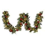 Christabelle 274cm Battery-Operated Christmas Garland Jingle Bells Collection