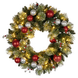 Christabelle 61cm Battery-Operated Christmas Wreath Jingle Bells Collection