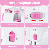 Devanti 12 Stitches Mini Sewing Machine for Beginners Portable Sewing Machine Kit with LED Lights - Extra Image
