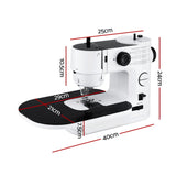 Devanti 39 Stitches Mini Sewing Machine Portable Sewing Machine Kit - Front View