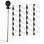Giantz Electric Fence Ring Insulators 100pcs Stand off Screw in Insulator Black