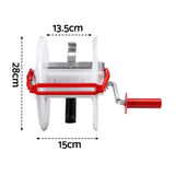 Giantz Electric Fence Reel Geared Portable Polywire Fencing Farm White - Front View