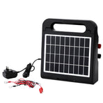 Giantz 5km Electric Fence Energiser Solar Energizer Charger Farm Animal 0.15J