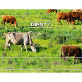 Giantz Fence Energiser 5KM Solar Powered 0.15J Electric Fencing Charger - Rear View