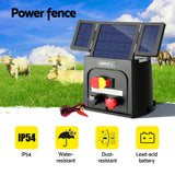 Giantz 5km Solar-Powered Electric Fence Energiser with 0.15J Output - Top-Down View