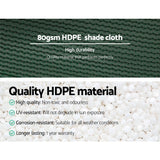 Instahut 30% Shade Cloth 1.83x20m Shadecloth Wide Heavy Duty Green - 45-Degree Angle