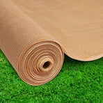 Instahut 50% shade cloth roll, 1.83m x 50m, sandstone beige