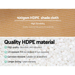 Instahut 50% shade cloth roll, 1.83m x 50m, sandstone beige, image 5
