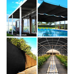 Instahut 50% Shade Cloth 1.83x50m Shadecloth Sail Heavy Duty Black, image 4