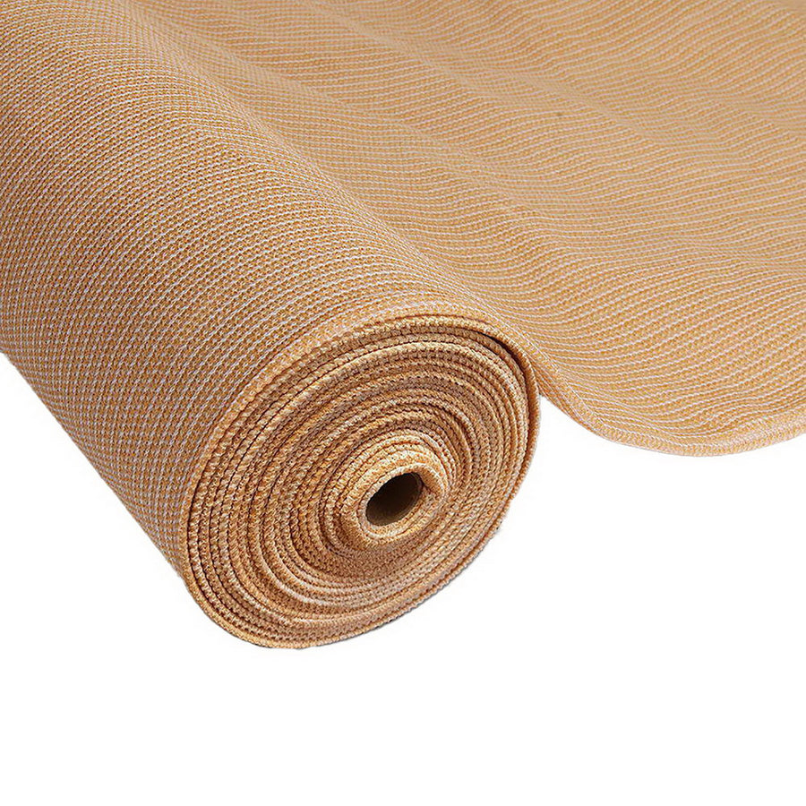 Instahut 70% heavy duty shade cloth roll, 3.66m x 10m, beige, image 8