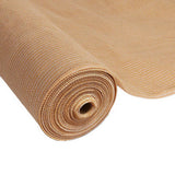 Instahut 90% Shade Cloth 3.66x10m Shadecloth Sail Heavy Duty Beige - Low Angle