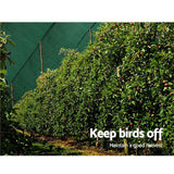 Instahut 90% Shade Cloth 3.66x10m Shadecloth Sail Heavy Duty Green - Close-Up Angle