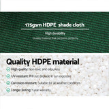 Instahut 70% Shade Cloth 3.66x20m Shadecloth Sail Heavy Duty Green - 45-Degree Angle