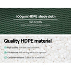 Instahut 50% green shade cloth roll, 3.66m x 30m, image 5