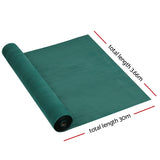 Instahut 30% Shade Cloth 3.66x30m Shadecloth Wide Heavy Duty Green - Front View