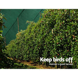 Instahut 30% Shade Cloth 3.66x30m Shadecloth Wide Heavy Duty Green - Close-Up Angle