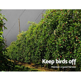 Instahut 30% Shade Cloth 3.66x30m Shadecloth Wide Heavy Duty White - Close-Up Angle