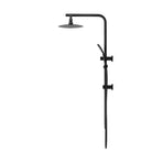 Welba 10" Rain Shower Head Set Round 3-Mode Black