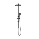Welba 10" Rain Shower Head Set Square 3-Mode Black