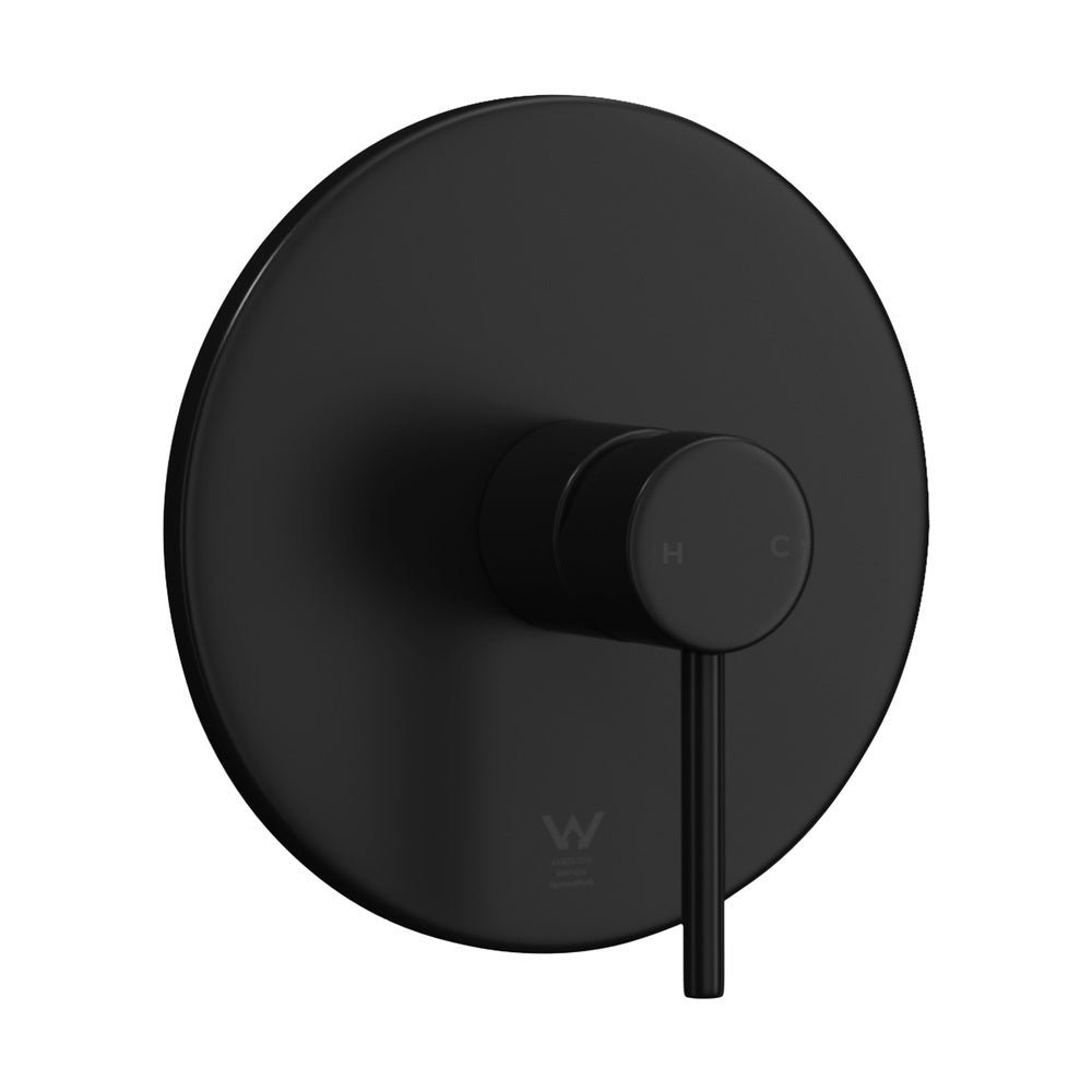 Welba Shower Mixer Tap Round Black