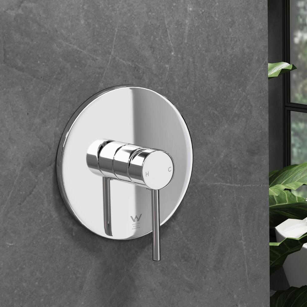 Welba Shower Mixer Tap Round Chrome