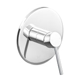 Welba Shower Mixer Tap Round Chrome - 45-Degree Angle