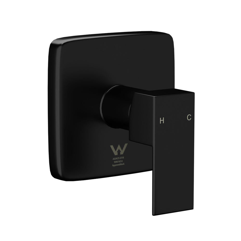 Welba Shower Mixer Tap Square Black