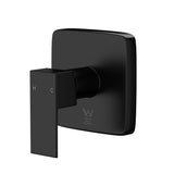 Welba Shower Mixer Tap Square Black - 45-Degree Angle