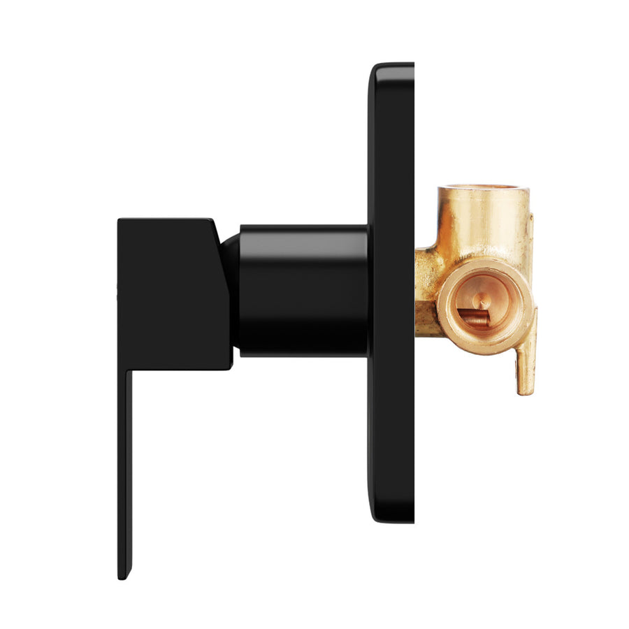 Welba Shower Mixer Tap Square Black