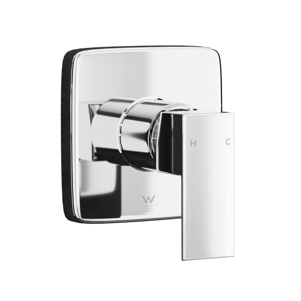 Welba Shower Mixer Tap Square Chrome