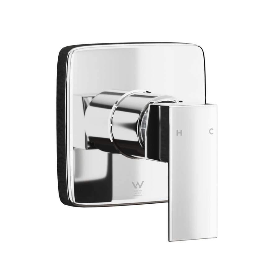 Welba Shower Mixer Tap Square Chrome