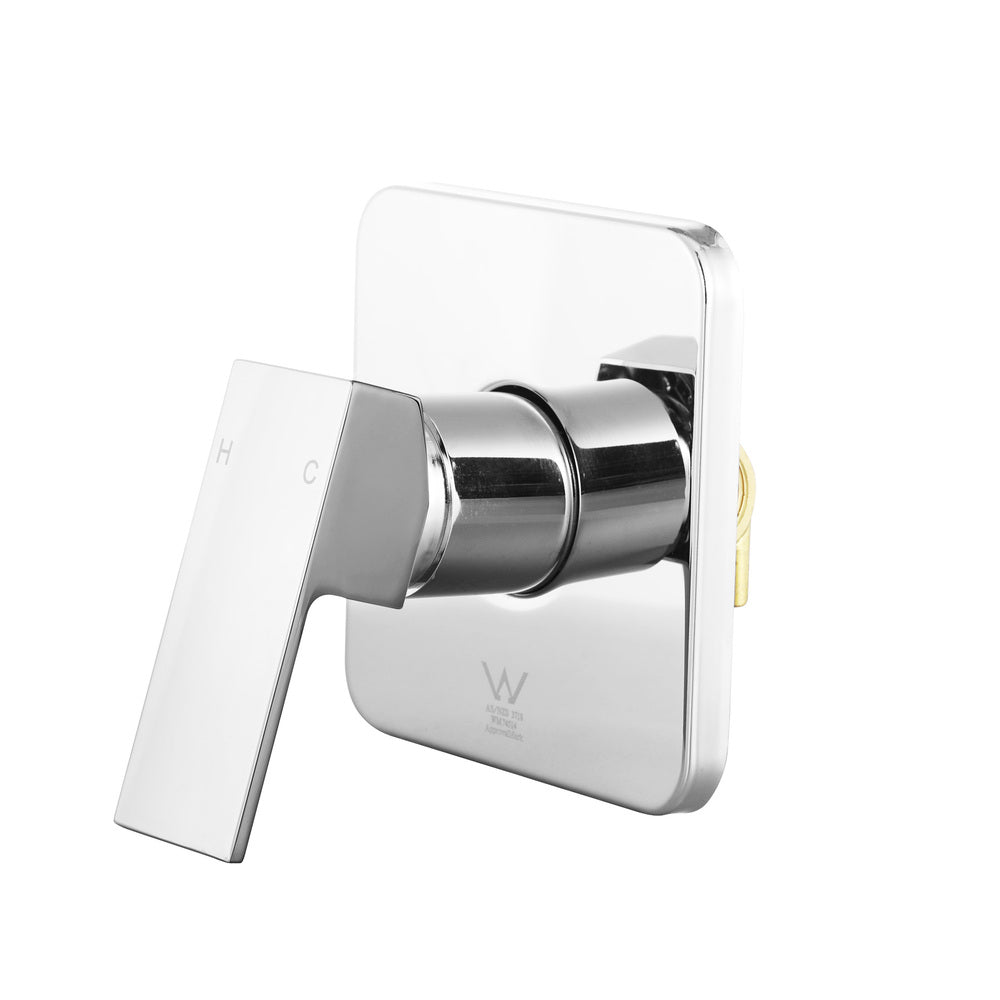 Welba Shower Mixer Tap Square Chrome