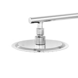 Welba 10" Rain Shower Head Set Round 3-Mode Gooseneck Chrome