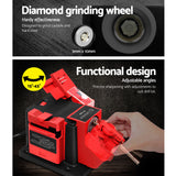 Giantz Tool Sharpener Electric Drill Bit Knife Scissor Chisel Planer Grinder - Rear View