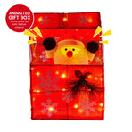 Christabelle Animated Santa Gift Box LED Christmas Tree Decoration Xmas Ornament