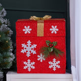 Christabelle Animated Santa Gift Box LED Christmas Tree Decoration Xmas Ornament