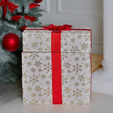 Christabelle Animated Snowman in a Gift Box LED Christmas Tree Decoration Ornament Lights Xmas
