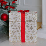 Christabelle Animated Snowman in a Gift Box LED Christmas Tree Decoration Ornament Lights Xmas - Rear View