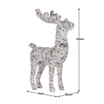 Christabelle 112cm Animated Reindeer Christmas Multi-Colour LED Lights Xmas Decor