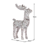 Christabelle 112cm Animated Reindeer Christmas Multi-Colour LED Lights Xmas Decor - Side View