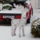 Christabelle 112cm Animated Reindeer Christmas Multi-Colour LED Lights Xmas Decor - Rear View