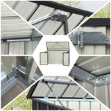 Giantz Garden Shed 2.22x0.91M Bike Sheds Outdoor Storage Tool Workshop House Shelter Double Door - Rear View